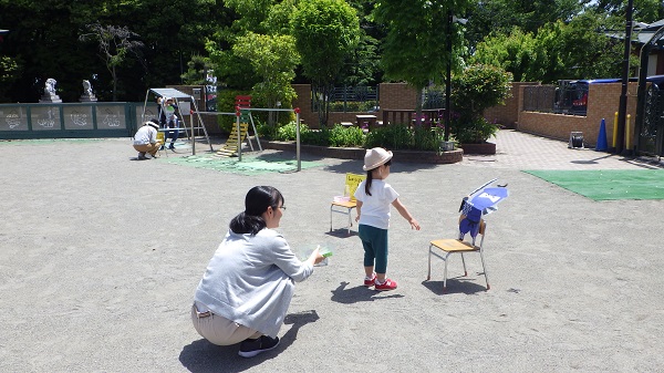 親子らんど「園庭であそぼう」