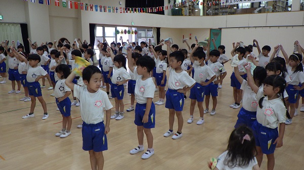 学年集会(年長組)