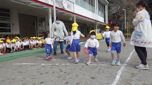 運動会ごっこ(年中組)